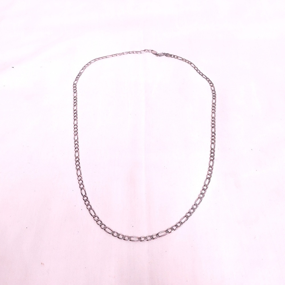 925 Sterling Silver Italy Curb Chain Necklace 30" 20.5g Long Link